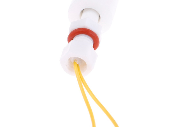 For PP floating ball switch liquid water level sensor horizontal float down High voltage 220VPP float switch liquid level switch