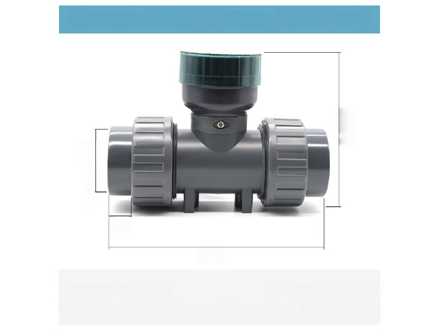 For Digital PVC Flow Meter with LCD Display RS485 Acid and Corrosion Resistant Water Sewage Irrigation Pipe Sensor