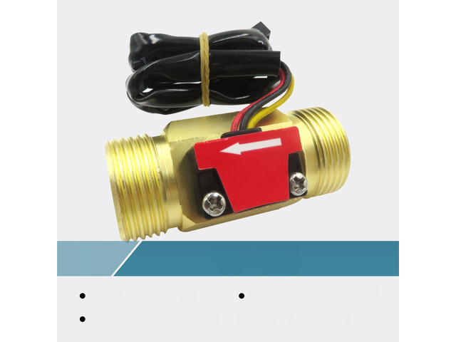 For Hall Effect Flow Meter Brass Water Flow Sensor YF-B1 B2 B3 B4 B5 B6 B7 B8 B9 B10 YF-DN32-T For Heater Purifier HVAC