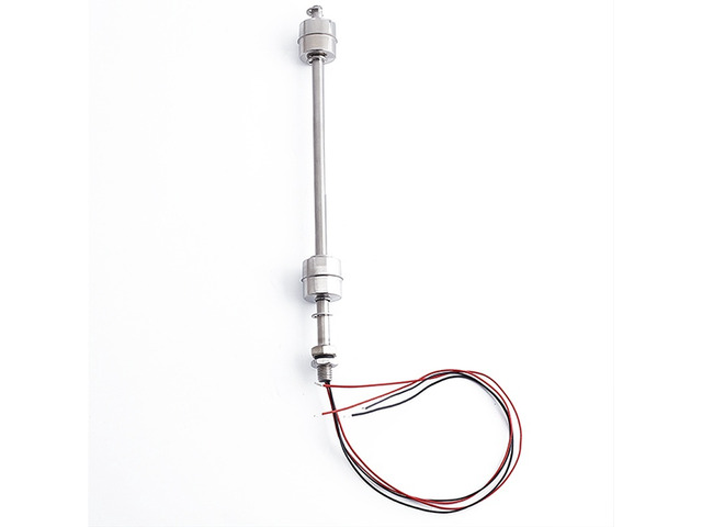 For [] Hot sale Stainless Steel Double Ball Float Switch Tank Liquid Water Level Flow Sensor