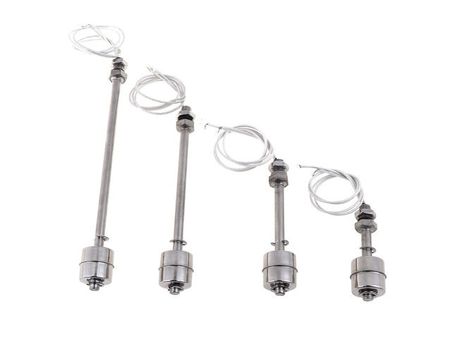 For 1PC Stainless Steel Float Switch Tank Liquid Water Level Sensor Double Ball Float Switch Tank Pool Flow Sensors