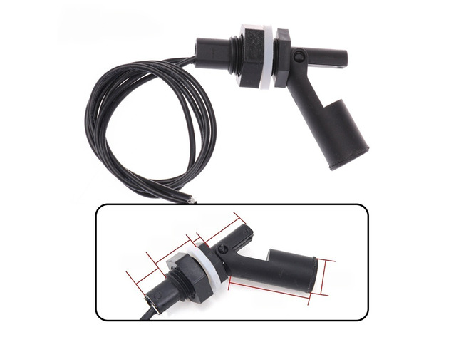 For 1Pc 12V-110V Water Level Switch Liquid Level Sensor PP Plastic Ball Float Switch Water Level Switch.