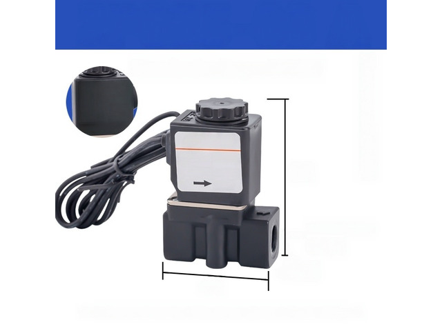 For 2P025-06 2P025-08 2 Way 1/8' 1/4' Inch Pneumatic Plastic Switch Electric Solenoid Valve Water Air Oil Drinking NBR