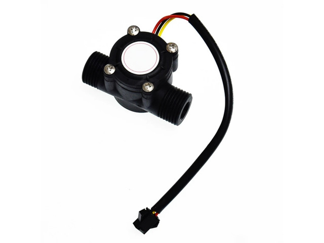 For YF-S201 Water Flow Sensor DC5-18V Hall Effect Flow Sensor Water Control Liquid Flowmeter 1-30L/min 1.75MPa Sensor Switch