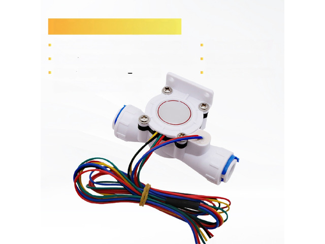For MH-01 MH-02 Water Flow Sensor TDS Hall Effect Flowmeter Quick Connect Temperature Inline Water Quality
