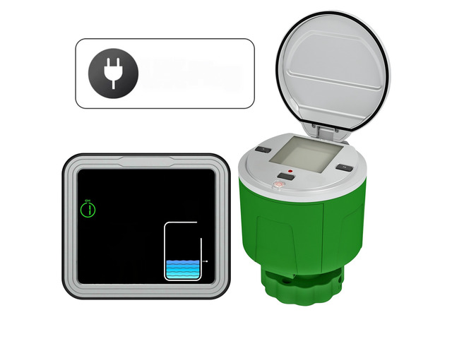 For 2026 Solar-Powered Ultrasonic Water Level Indicator Sensor with Wireless LCD Display - Tank Liquid Level Meter & Temp Monitor