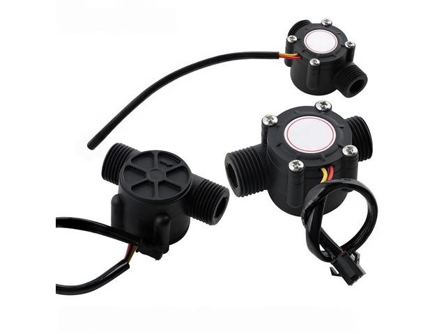 For 3Y Water Flow Sensor 1-30L/min Hall Flowmeter Sensor Control Liquid Flowmeter Measure Instrument 2.0MPa YF-S201 for