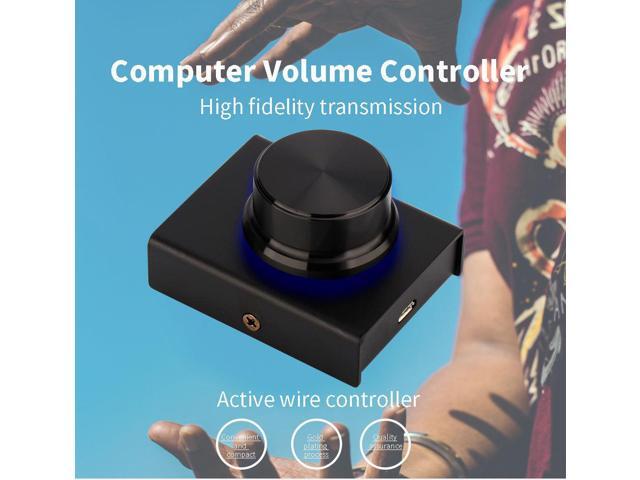 USB Volume Control, Multimedia Controller Knob, PC Computer Speaker Audio Multimedia Volume Remote Control Adjuster with One Key Mute Function...