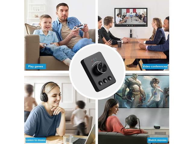 Multimedia Controller Knob, USB Volume Controller, One Key Mute PC Computer Speaker Audio Multimedia Volume Remote Control Adjuster with Bluetooth...