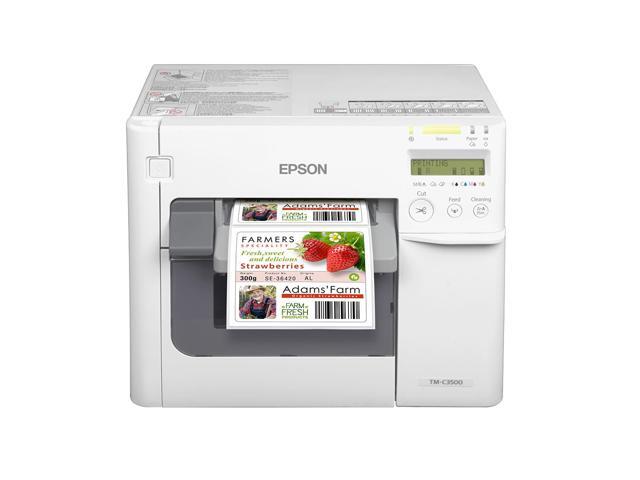 DuraFast LX500/TM-C3500 1' Circle Die Cut Matte Paper Label 1000/Roll, LX500 Labels, TM-C3500 Labels, CW-C4000 Inkjet Labels with Permanent Adhesive
