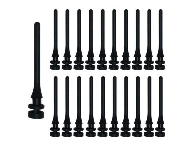 20PCS PC Case Fans Computer Cooling Fan Mount Screws, CPU Fan Mounting Pin Rivet Black Soft Rubber Reducing Noise Anti-Vibration Screws 40mm / 1.57in