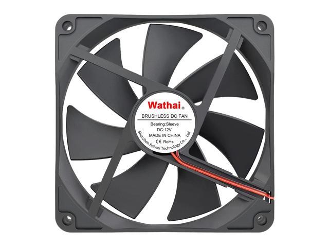 Wathai 140mm Case Fan 12V DC Brushless High Performance Cooling Fan 140x25mm