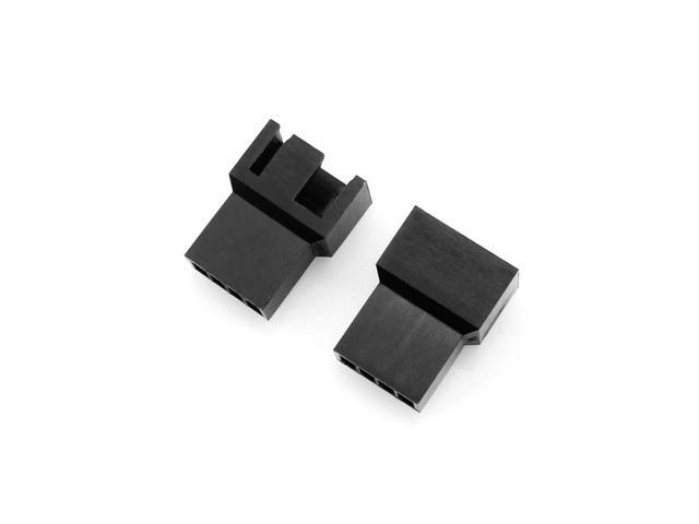 Maxmoral 5PCS PWM Plastic Shell Computer Case Cooling Fan Male Plug Interface 4-pin PC Fan Connector Kit