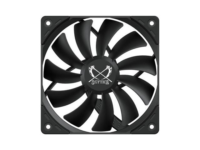 Scythe Kaze Flex II 120 PWN, 120mm x 25mm Air Flow Optimized Quiet Operating Computer Case Fan, Fluid Dynamic Bearing, 4-Pin Connector, Single Pack...