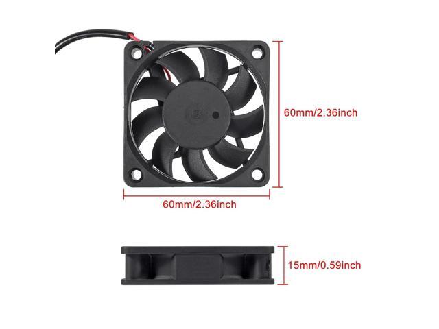 4pcs 6015 Fan 60x60x15mm DC 5V 60mmx15mm Brushless Fan Replacement Ball Bearing 60mm Fan for DIY PC Computer Case Cooling Fan - USB