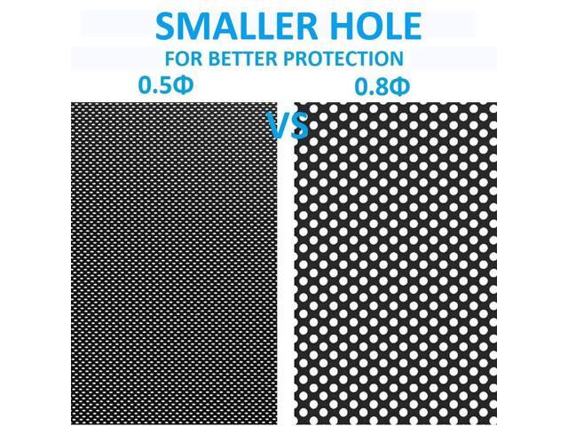 140mm 5.5inch Fan Dust Filter Mesh Magnetic Frame PVC Computer PC Case Fan Dust Proof Filter Cover Grills Black 5-Pack