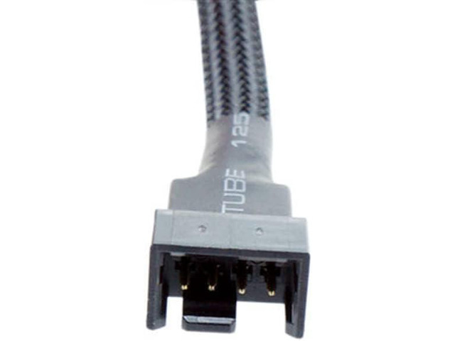 4-Pin PWM Fan Splitter Cable, Nylon Braided Adapter Computer PC Fan Power Extension Cable Converter for Computer Case 4-Pin/3-Pin Cooling Fan Cable...