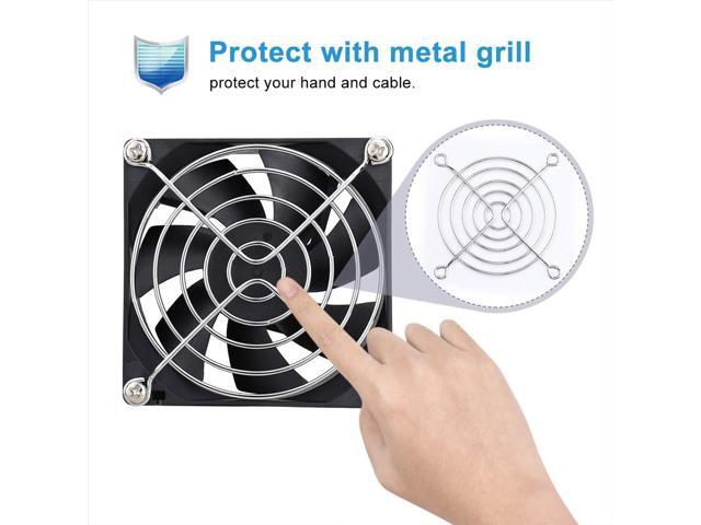 Wathai 80mm x 80mm x 25mm USB Fan 5V for Computer Laptop Router DVR Xbox Cooling 2 Packs