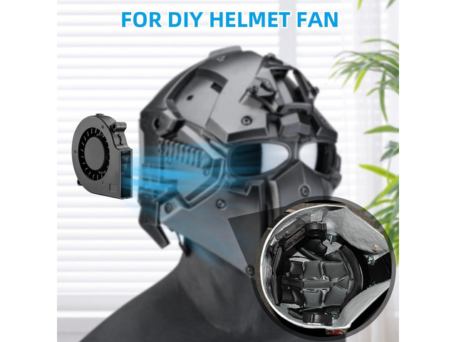 Wathai 75mm x 15mm Blower Fan 5V USB DC Brushless Turbo Small Computer Case Fan for Cooling Electronics, Hard Hat, Helmet, and DIY Projects