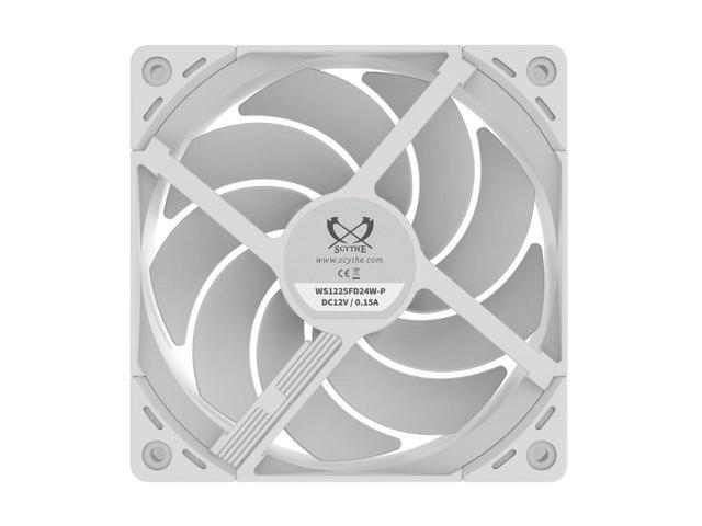 Scythe Wonder Snail 120 PWN - 2400 RPM, 120mm x 25mm Static Pressure Optimized High-Performance Computer Case Fan, Fluid Dynamic Bearing, 4-Pin...