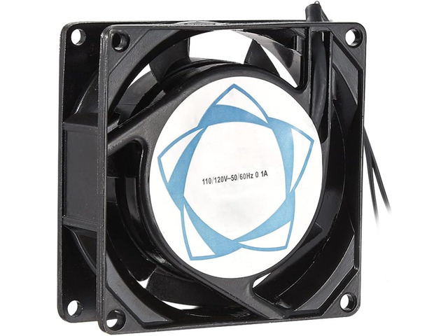 uxcell Cooling Fan 80mm x 80mm x 25mm SF8025 AC 110V/120V 0.1A Long Life Sleeve Bearings