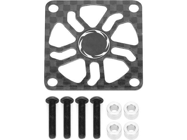 RiToEasysports RC Motor Cooling Fan Cover Carbon Fiber Regulating Fan Protection Cover(40mm) Car Model Accessory