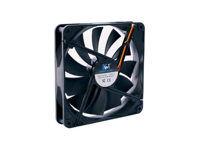 Kingwin 140mm Silent Fan for Computer Cases, Mining Rig, CPU Coolers, Computer Cooling Fan, Long Life Bearing, and Provide Excellent Ventilation...