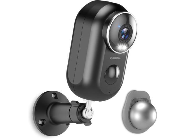 ZUMIMALL Security Cameras Wireless Outdoor with Magnetic Mount - 2K FHD Battery Powered Surveillance Camera with Siren, Color Night Vision, AI...