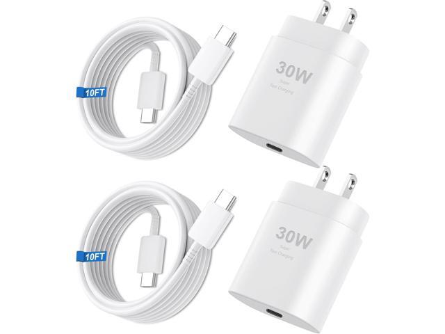 iPhone 15 Pro Max Charger Fast Charging, 30W USB C iPhone 15 Pro Max Fast Charger Block with 10FT Long USB C Charging Cable for iPhone 15 Pro...