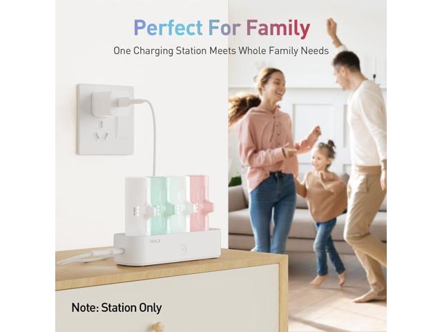iWALK Charger Station for Portable Charger 3350mAh,4500mAh,4800mAh Power Bank for iPhone Charging Station Multiple USB-C Family-Sized Charger...