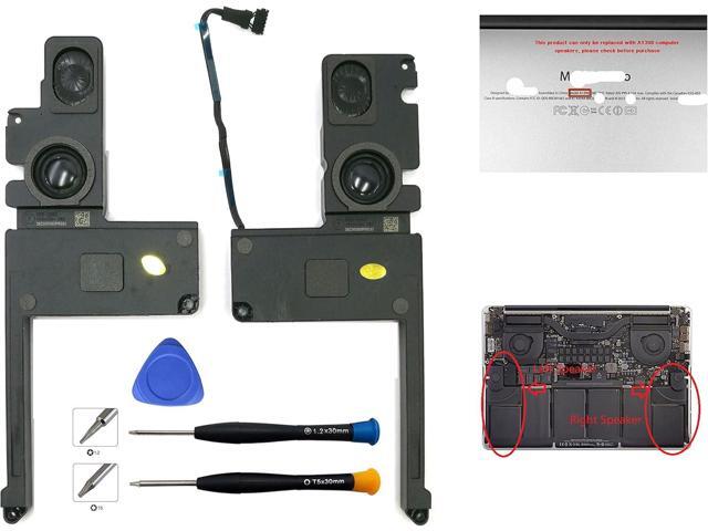 Replacement Internal Speaker Left+Right Set Fit for MacBook Pro 15' Unibody Retina A1398 Series (Mid 2012, Early 2013) 2014 2015