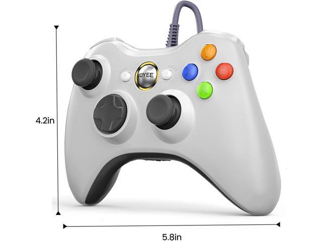 VOYEE PC Controller, Wired Controller Compatible with Microsoft Xbox 360 & Slim/PC Windows 10/8/7, with Upgraded Joystick, Double Shock Enhanced...