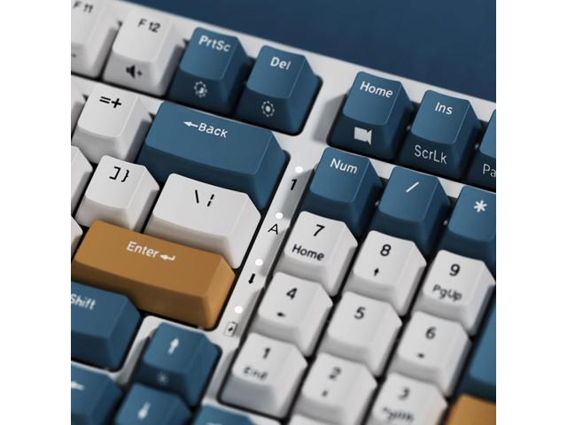 RK ROYAL KLUDGE RK98 Wireless Mechanical Keyboard, Triple Mode 2.4G/BT5.1/USB-C Hot Swappable Keyboard with Number Pad, Pre-lubed Clicky Switches...