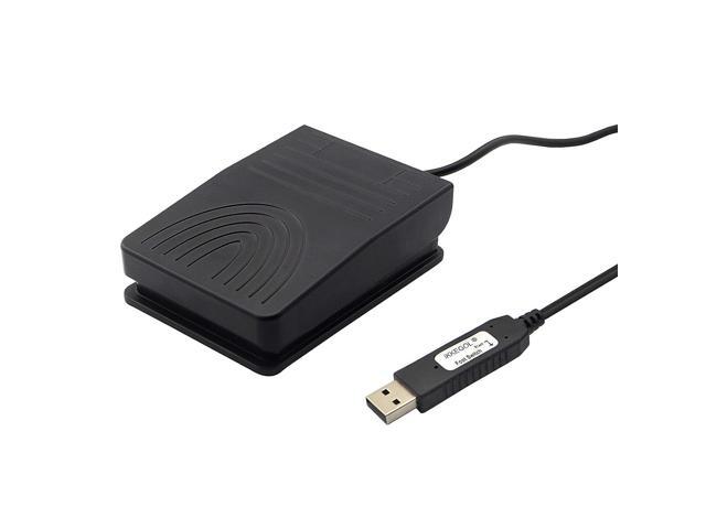 [Upgraded] iKKEGOL USB Foot Pedal Switch Video Game PC Hands Free Footswitch One Key Control Program Computer Mouse Keyboard HID with 2M Cable