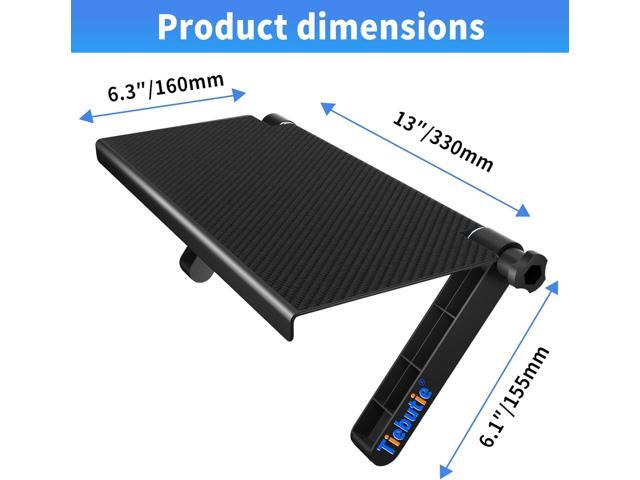 13-Inch Wide Platform Adjustable TV Top Shelf, Screen Top Shelf Mount, Monitor Top of TV Shelf Mounting Bracket for Streaming Devices, Cable Box,...