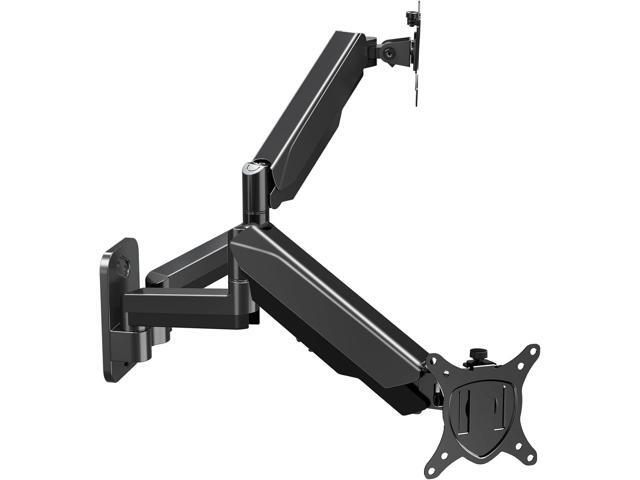 MOUNT PRO Dual Monitor Wall Mount for 13 to 32 Inch Computer Screens, Gas Spring Arm for 2 Monitors, Each Holds Up to 17.6lbs, Full Motion Wall...