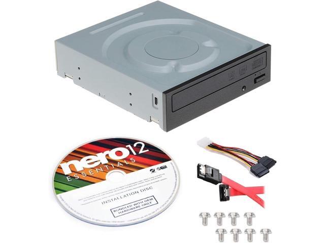 BestDuplicator Lite-On Super AllWrite IHAS124-04-KIT 24X DVD+/-RW Dual Layer Burner + Nero 12 Essentials Burning Software + Sata Cable Kit