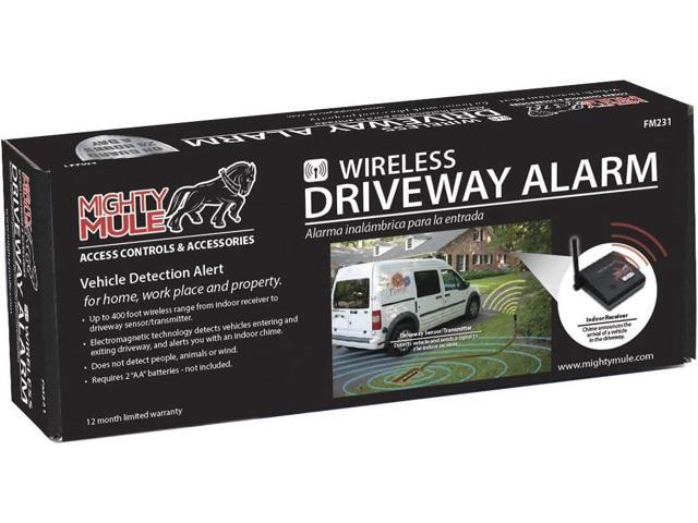 Mighty Mule Wireless Driveway Alarm, Motion Alarms for Cars with Long Range Base Station, Weatherproof Driveway Alert, Ignores Animals and People...