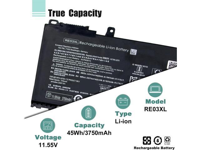 RE03XL L32407-541 L32407-AC1 Laptop Battery Replacement for HP ProBook 450 G6 450 G7 440 G6 430 445 455R G6 430 440 445 G7 Serie HSTNN-OB1C...