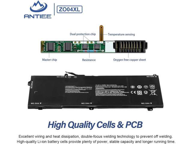 ANTIEE ZO04XL Laptop Battery Replacement for HP ZBook Studio G3 G4 Mobile Workstation ZO04 ZO06 ZO06XL 808396-421 808450-001 808450-002 HSTNN-CS8C...