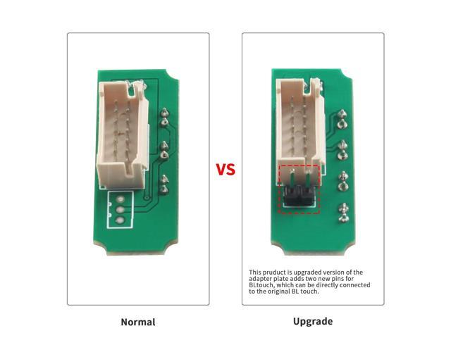 FYSETC Anycubi Hot End Replacement Part - MegaS Pro Extruder Transfer PCB Board with BL Touch Jack - 3D Printer J-Head Hotend Accessory: Easy...