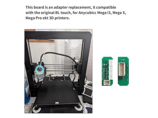 FYSETC Anycubi Hot End Replacement Part - MegaS Pro Extruder Transfer PCB Board with BL Touch Jack - 3D Printer J-Head Hotend Accessory: Easy...