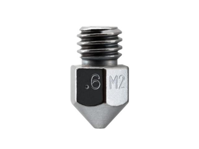 Microswiss MK8 Plated M2 Hardened High Speed Steel Nozzle (.6mm)