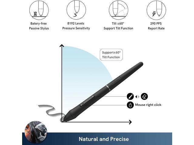 VEIKK VK1200 Drawing Tablet with Screen,11.6 Inch Full-Laminated Graphic Drawing Monitor,2 Battery-Free Pen and Tilt Function,6 Customized...