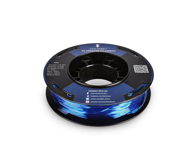 SainSmart - TPU-BLU-0.25KG1.75 SAINSMART 1.75mm 250g Flexible TPU 3D Printing Filament, Dimensional Accuracy +/- 0.05 mm (Blue)