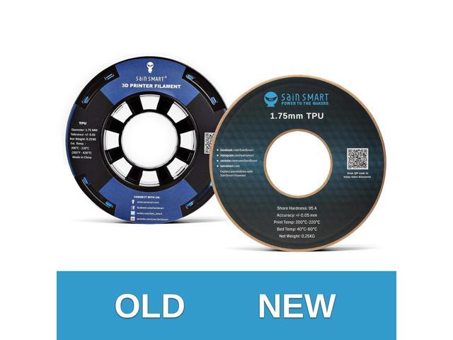 SainSmart - TPU-BLU-0.25KG1.75 SAINSMART 1.75mm 250g Flexible TPU 3D Printing Filament, Dimensional Accuracy +/- 0.05 mm (Blue)