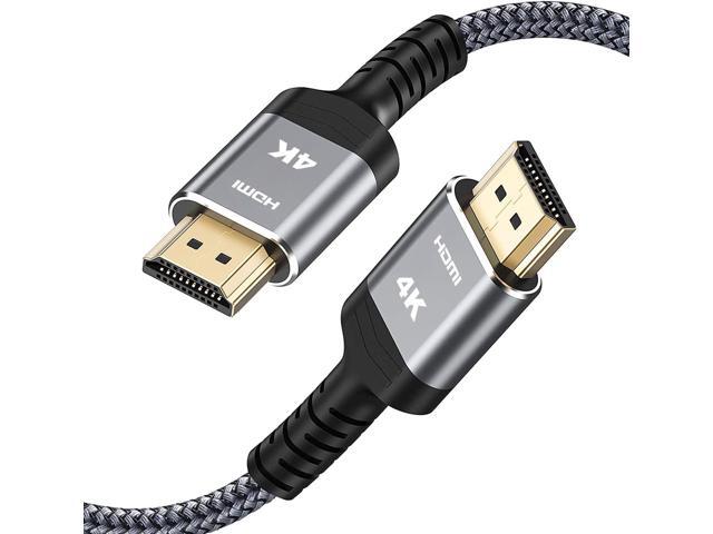 Highwings 4K HDMI Cable 20FT, 4K HDR High Speed 18Gbps Braided Nylon HDMI to HDMI Cord, HDCP 2.2,ARC,Video 4K UHD 2160p,HD 1080p,3D-for Laptop,Game...
