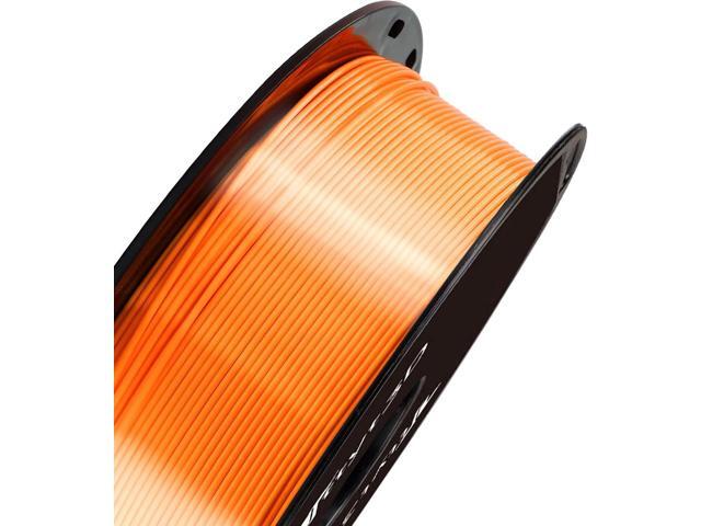 TTYT3D Shine Orange Silk 3D Printer PLA Filament, 1.75mm 3D Printing Material Widely Compatible FDM 3D Printer, 1KG 2.2LBS Spool Filament
