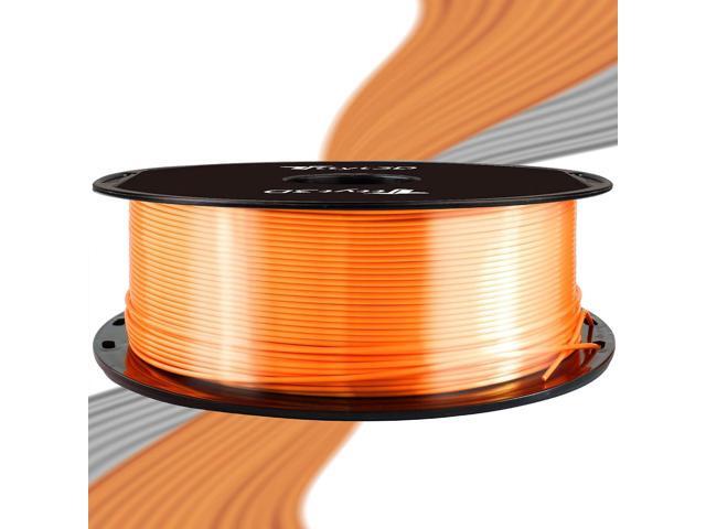 TTYT3D Shine Orange Silk 3D Printer PLA Filament, 1.75mm 3D Printing Material Widely Compatible FDM 3D Printer, 1KG 2.2LBS Spool Filament