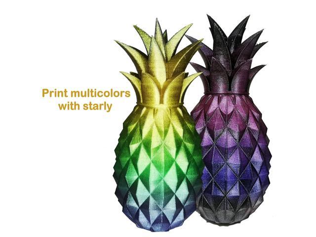Rainbow Filament,Multi Color,Chameleon Galaxy,Net Weight 1kg(2.2lbs) Accuracy +/-0.05mm for ender3 Cr10 (Chameleon Galaxy Rainbow)